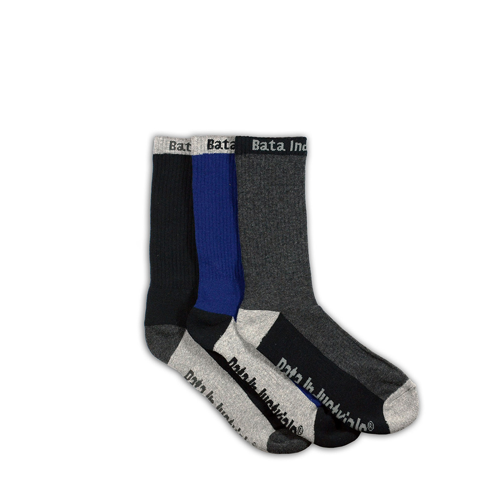 Work Socks Dark 3 Pack